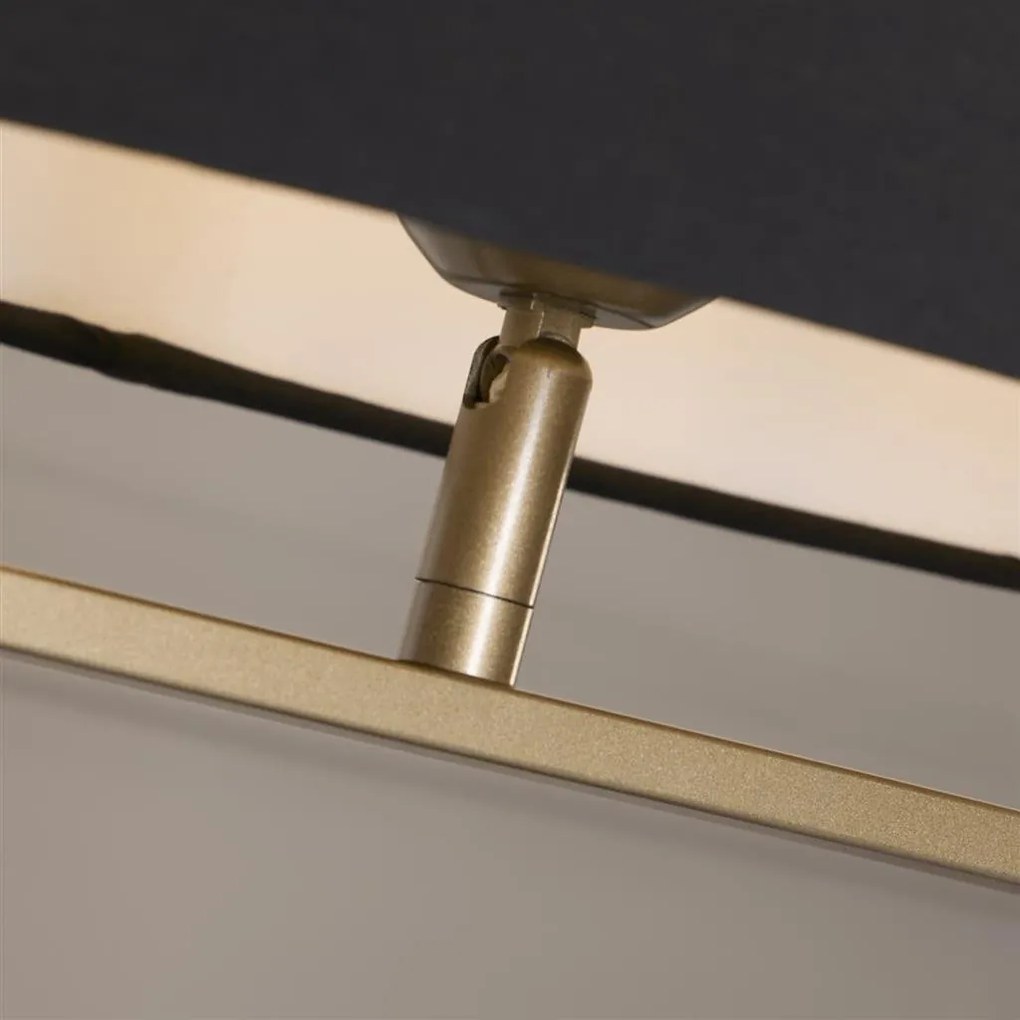 Veioza/Lampa de masa decorativa Sleek bronz/negru