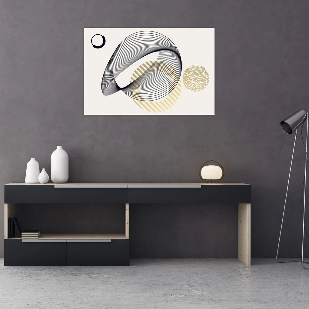 Tablou - Forme geometrice N⁰3 (90x60 cm)