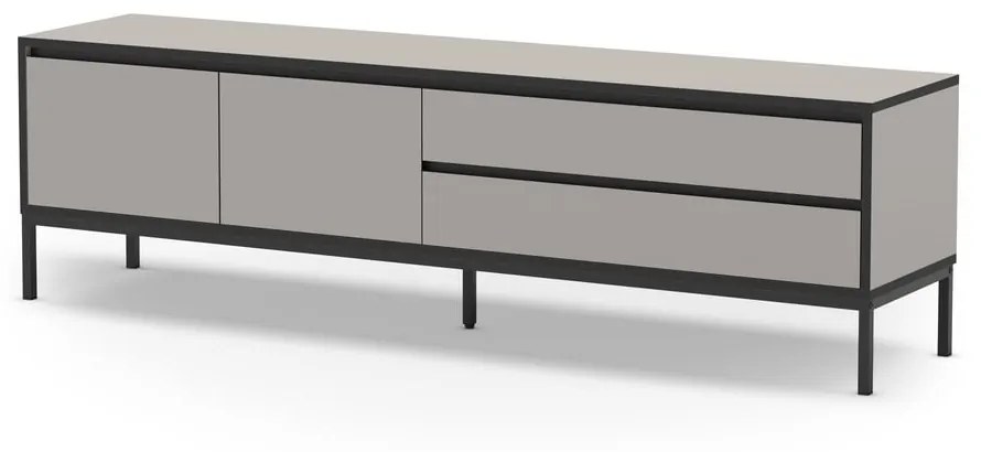 Masă TV gri/bej 180x55 cm Lorenza – Marckeric