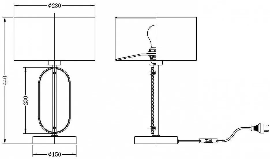 Lampa de masa deosebita design contemporan, neoclasic Marmo