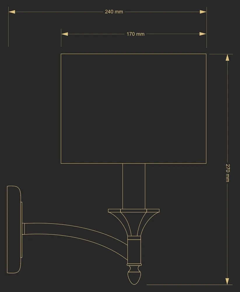 Aplica design clasic realizata manual Decor