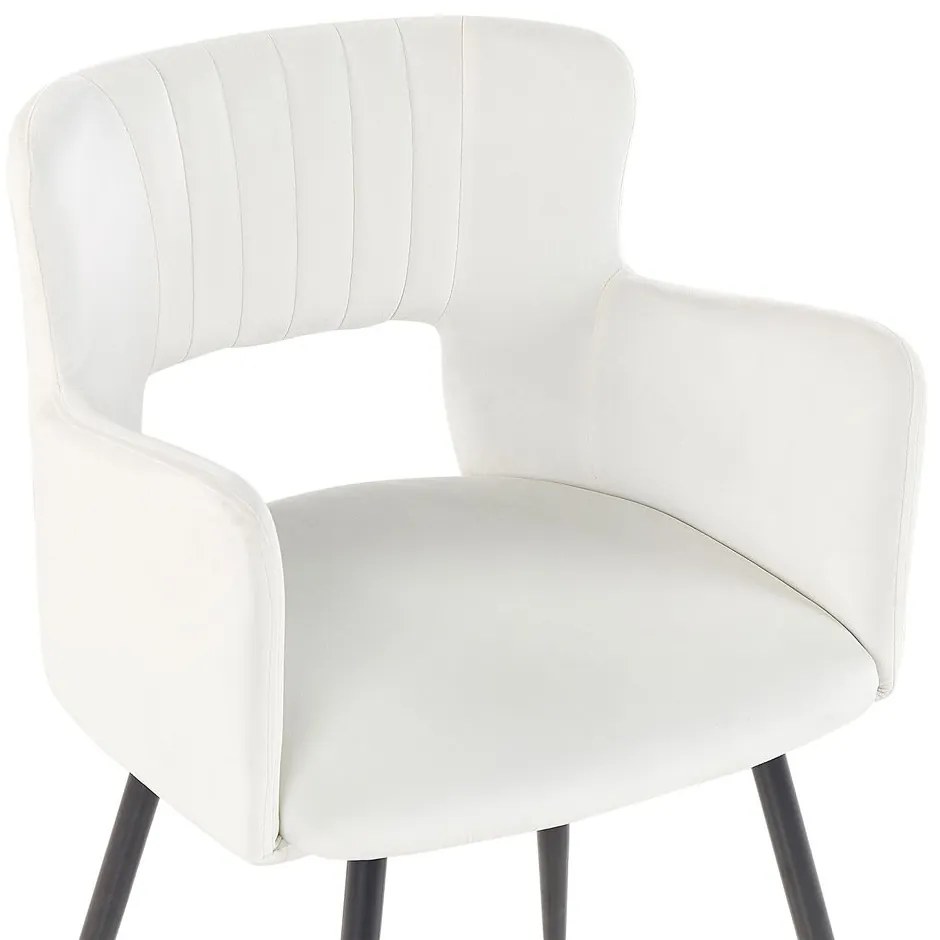 Set 2 buc scaune de sufragerie Shelba (alb) . 1075764