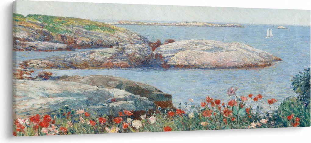 Tablou - Childe Hassam, Poppies, Isles of Shoals, reproducere (120x50 cm)