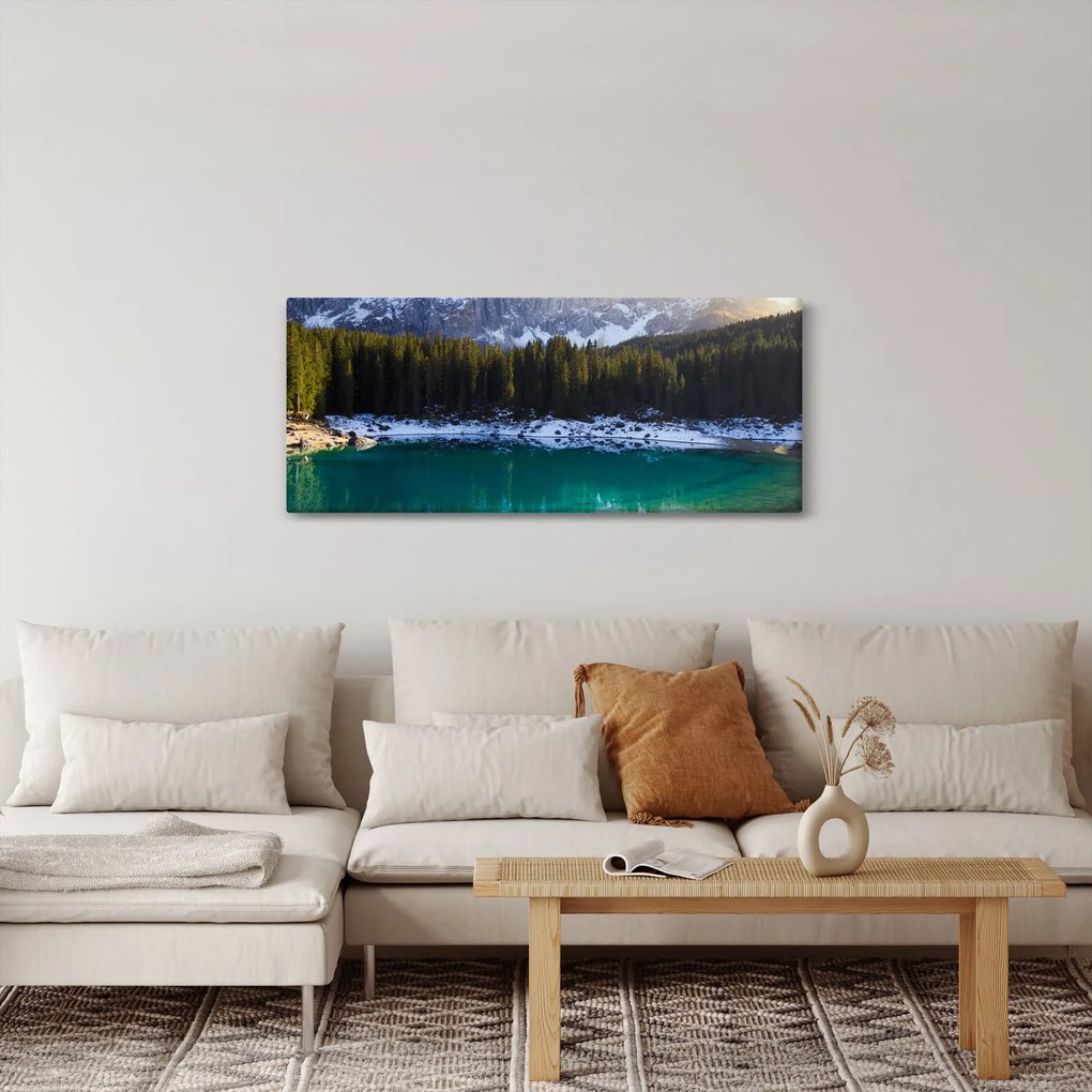 Tablou - Lacul Karersee (120x50 cm)