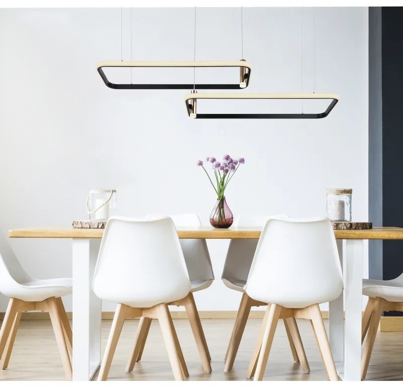 Lustra LED suspendata moderna cu telecomanda COCO 55W