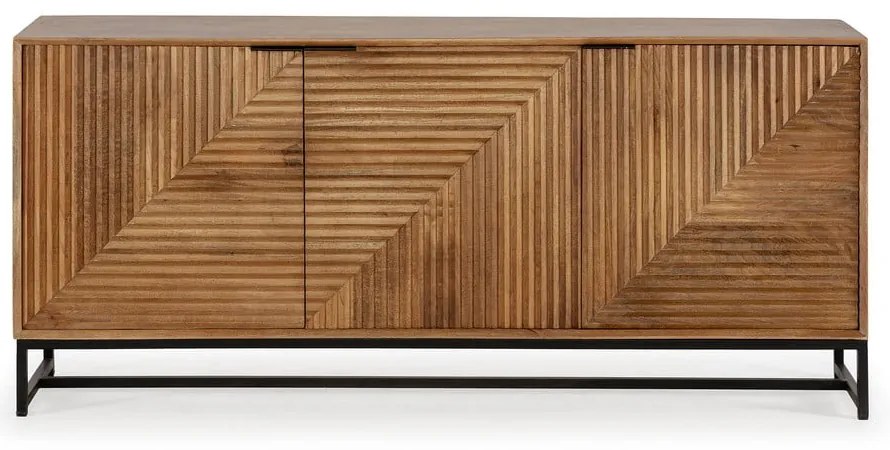 Comodă în culoare naturală din lemn de mango 170x79x40 cm Nereida – MOME