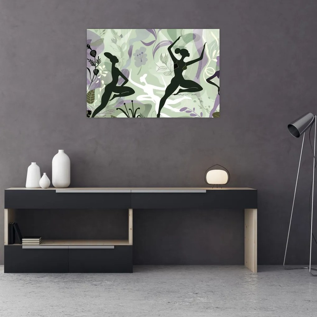 Tablou - Ilustrație de dansatori (90x60 cm)