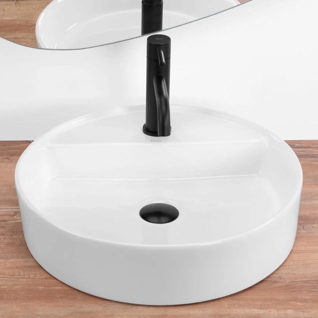 Lavoar Ronda alb L45 cm
