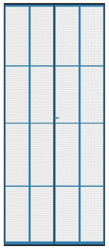 Plasă de protecție împotriva insectelor Orion pentru uși, negru, 100 x 212 cm