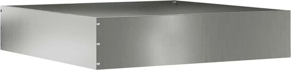 vidaXL Margine pentru gazon Argintiu 60 x 60 x 13 cm Oțel Galvanizat