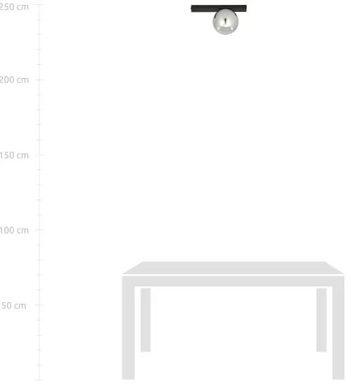 Plafonieră FIT 1xE14/10W/230V negru