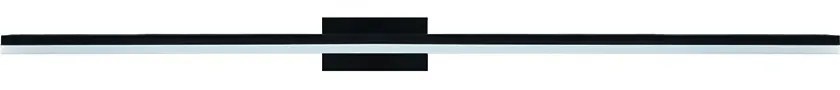Aplica LED pentru oglinda baie IP44 MORNE 12W negru