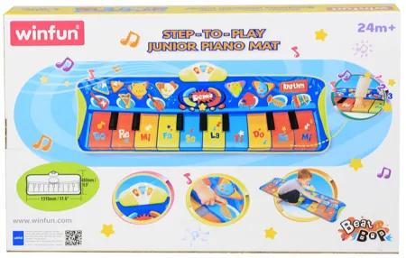 Jucarie interactiva pentru copii, covor muzical cu 10 taste, Winfun, 2507