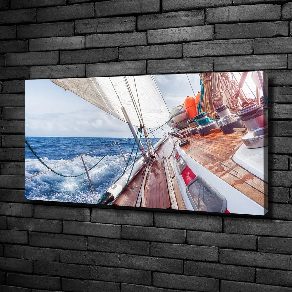 Tablou canvas Barcă cu pânze pe mare