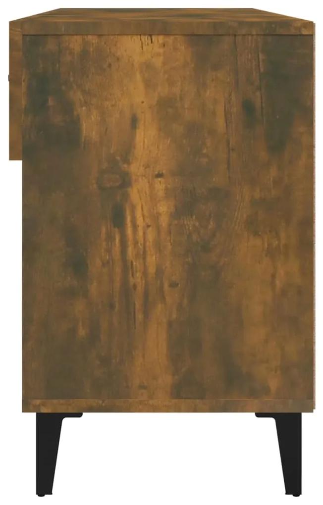 Pantofar, stejar fumuriu, 102x35x55 cm, lemn compozit
