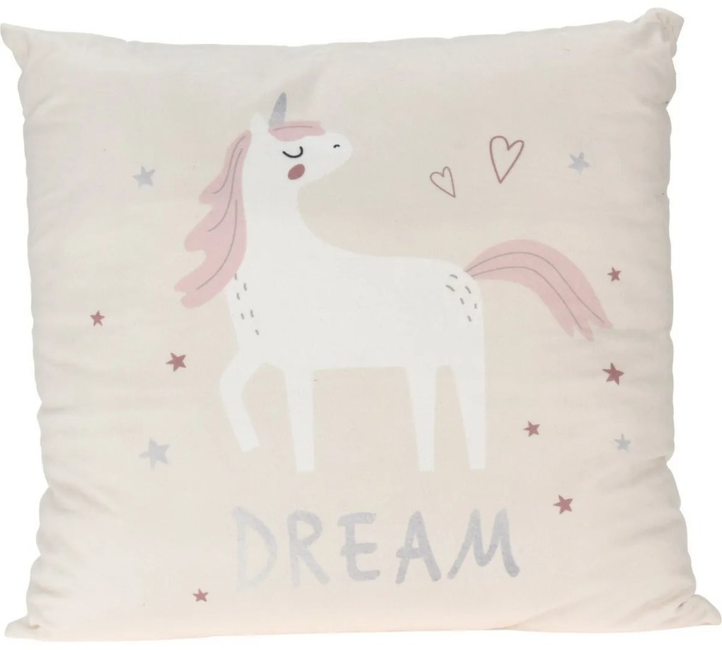 Pernă pentru copii Unicorn dream alb, 40 x 40  cm