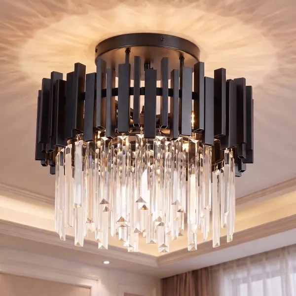 BRILAGI - Plafonieră VERVE 4xE14/40W/230V Ø 40 cm neagră
