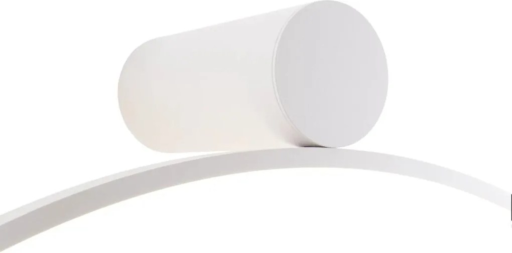 Aplica circulara LED IP44 diametru 80cm Visual alb
