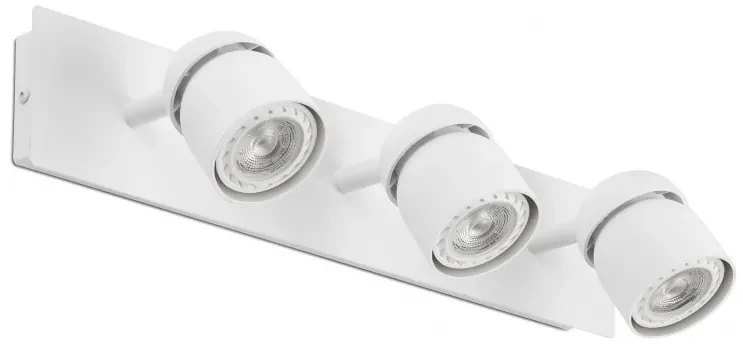 Aplica cu 3 spoturi directionabile design minimalist COCO alba