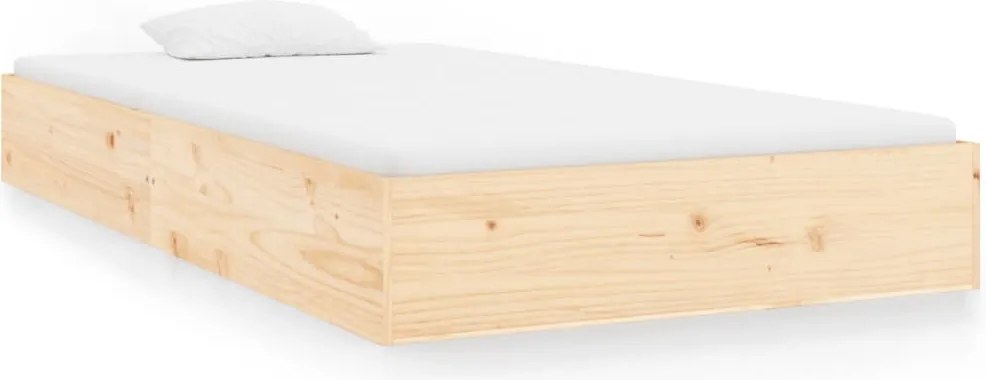 vidaXL Cadru de pat, 100x200 cm, lemn masiv