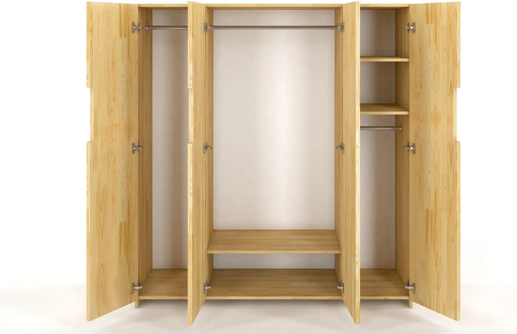 Dulap lemn masiv TerraCraft, 170 × 60 × 180 cm