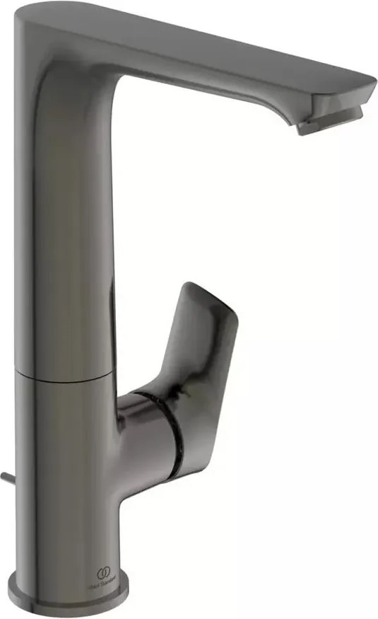 Baterie lavoar inalta Ideal Standard Connect Air gri Magnetic Grey cu ventil si pipa rotativa