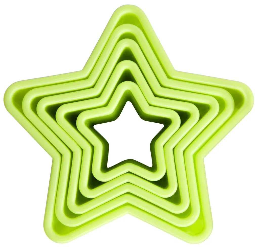 Set 5 buc forme fursecuri model stele, Sweet