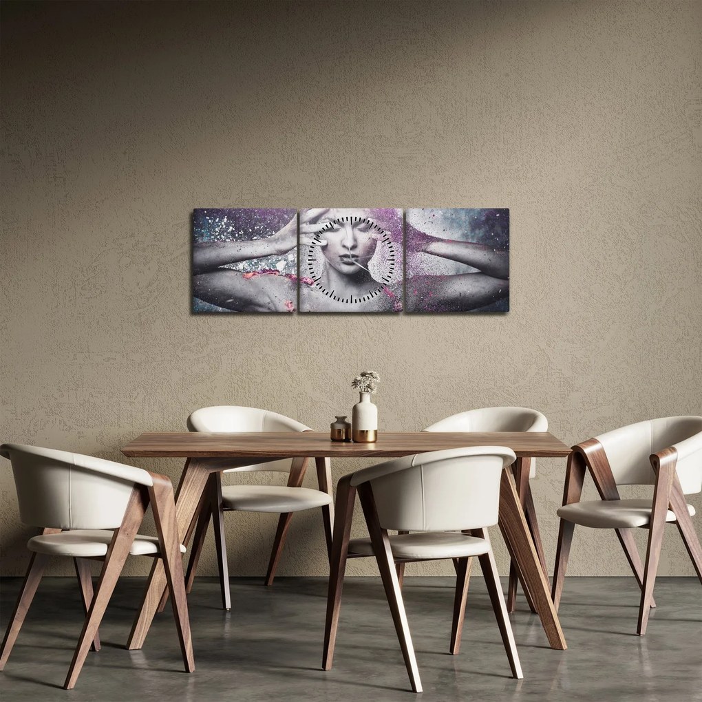 Tablou - Energie (cu ceas) (90x30 cm)