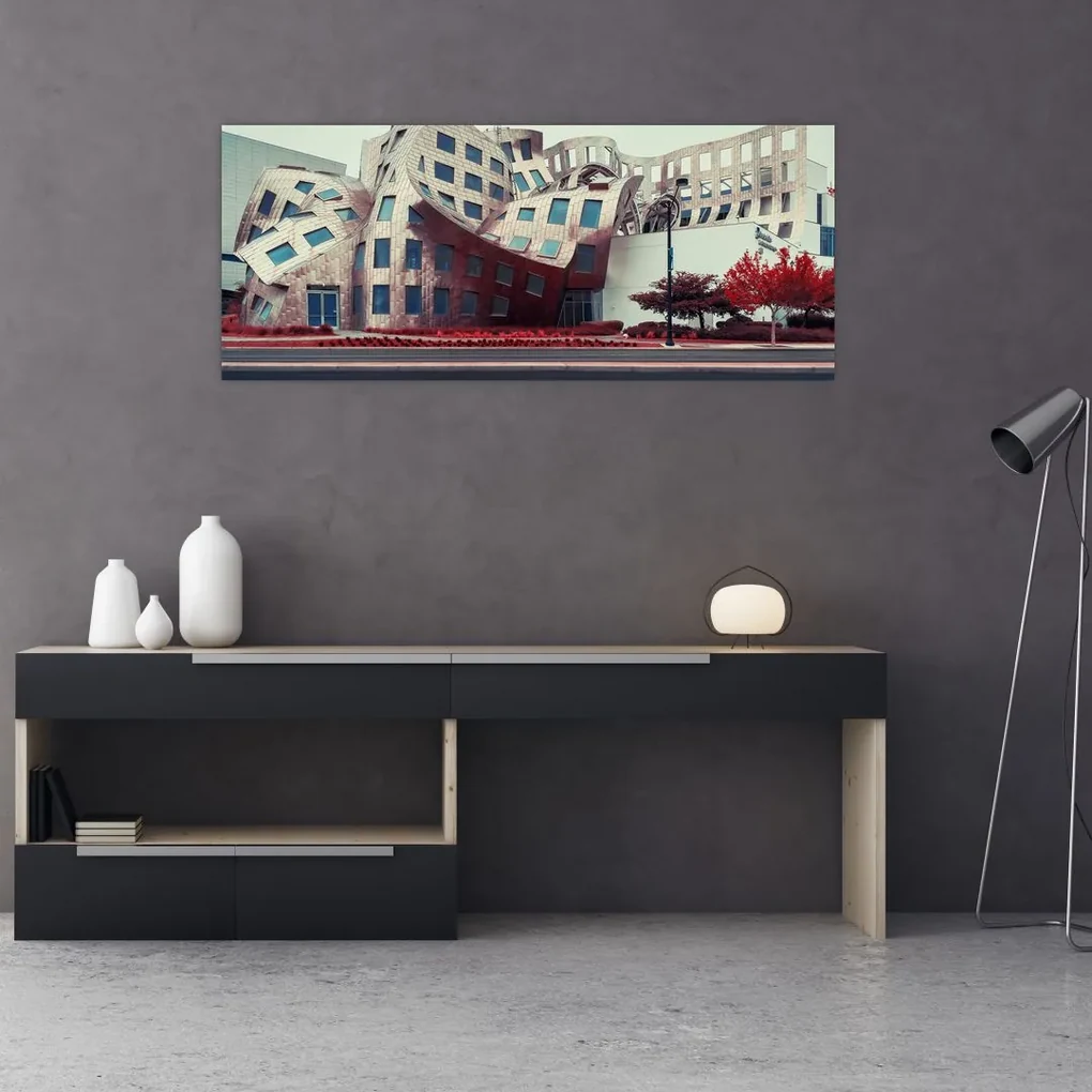 Tablou - construcție arhitectonică (120x50 cm), în 40 de alte dimensiuni noi