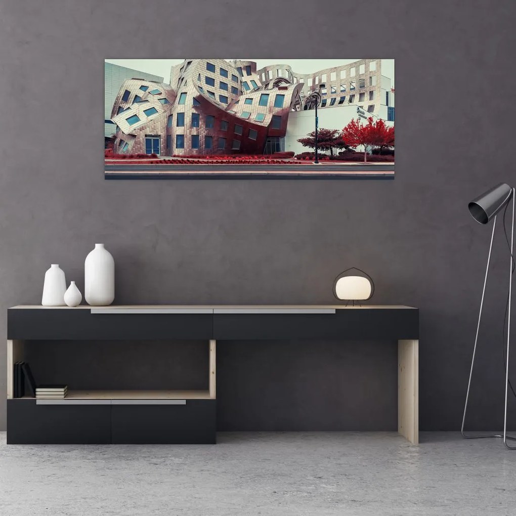 Tablou - construcție arhitectonică (120x50 cm)