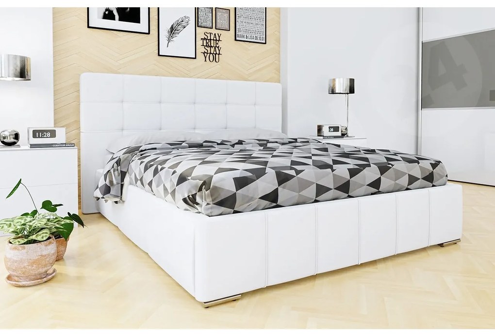Pat matrimonial160 cm Kendrick (piele ecologică Soft 017). 1058288