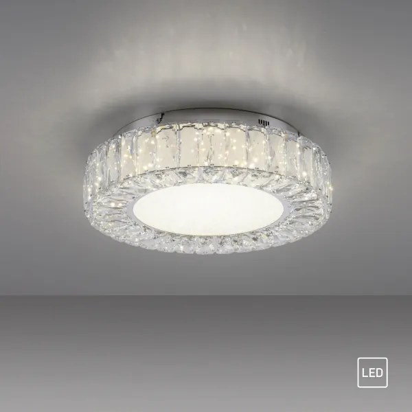 JUST LIGHT. 15221-17 - Plafonieră LED KULUNKA LED/32W/230V crom