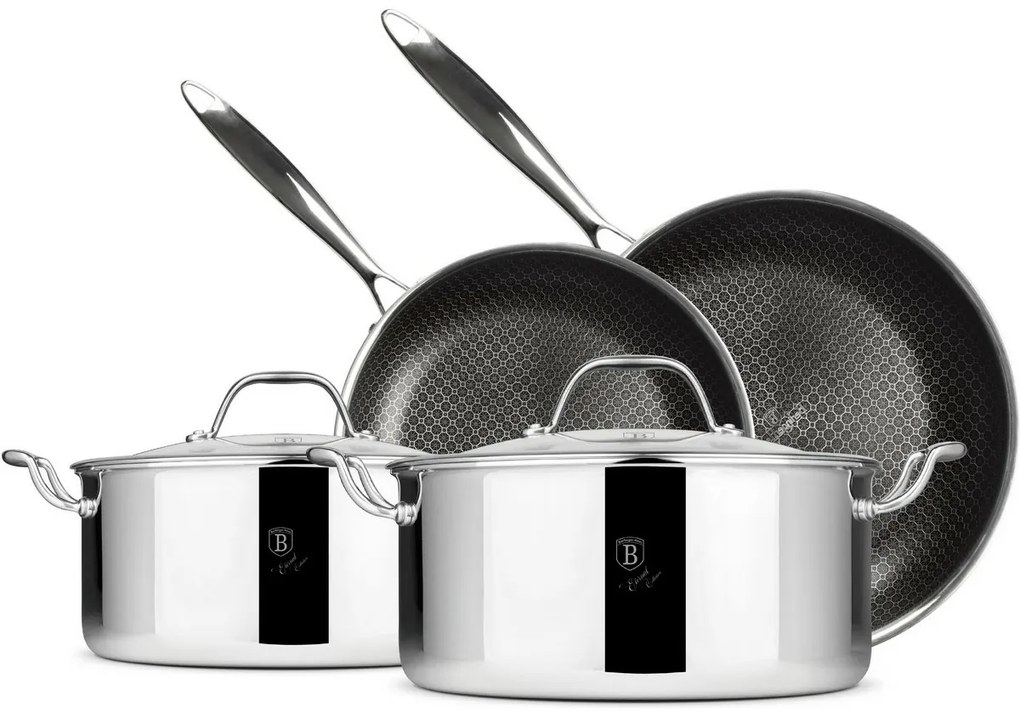 BerlingerHaus Set de vase cu suprafață din titan Eternal, 6 piese