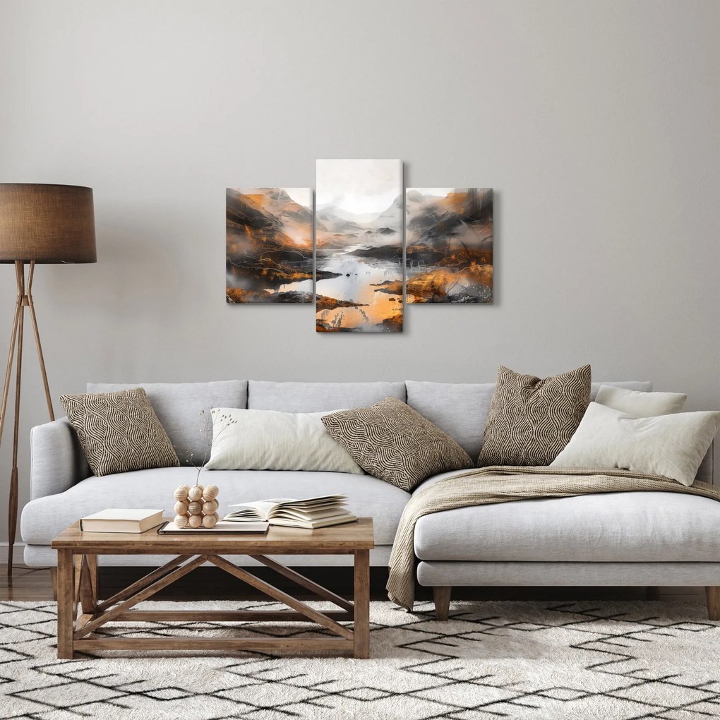 Tablou - Pictura peisajelor montane (90x60 cm)