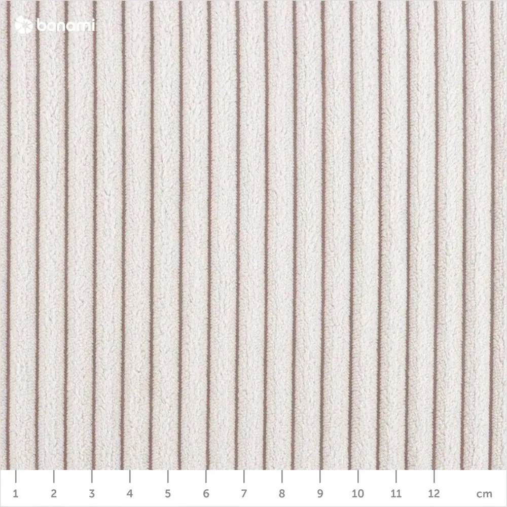 Pat matrimonial crem tapițat cu spațiu de depozitare cu somieră 140x200 cm Voliera – Maison de Rêve