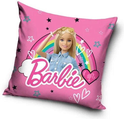 Față de pernă Barbie Magic Rainbow, 40 x 40 cm