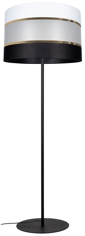 Lampadar CORAL 1xE27/60W/230V negru/alb