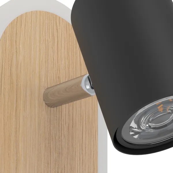 Eglo 901631 - Aplica de perete tip spot RIMBOCCHI LED/7W/230V maro/negru