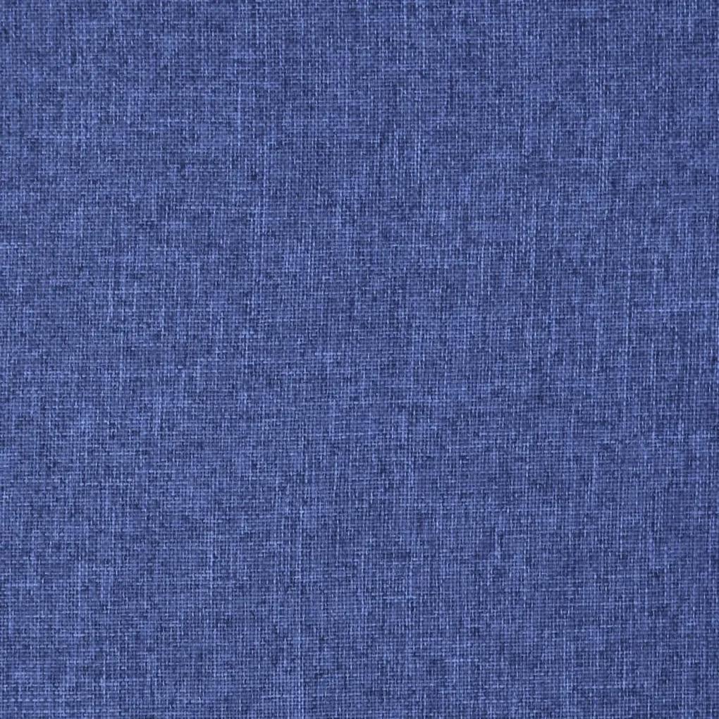 Scaun de podea pliabil, albastru, material textil 1, Albastru