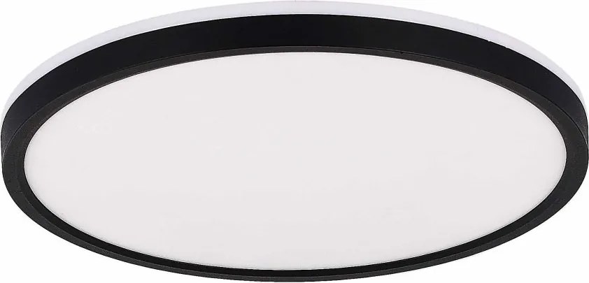 Plafoniera slim LED CCT BOVE negru 50cm