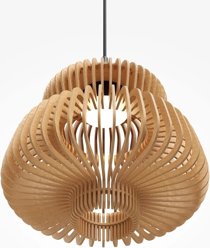 Lustra LED design japonez din lemn Namiki