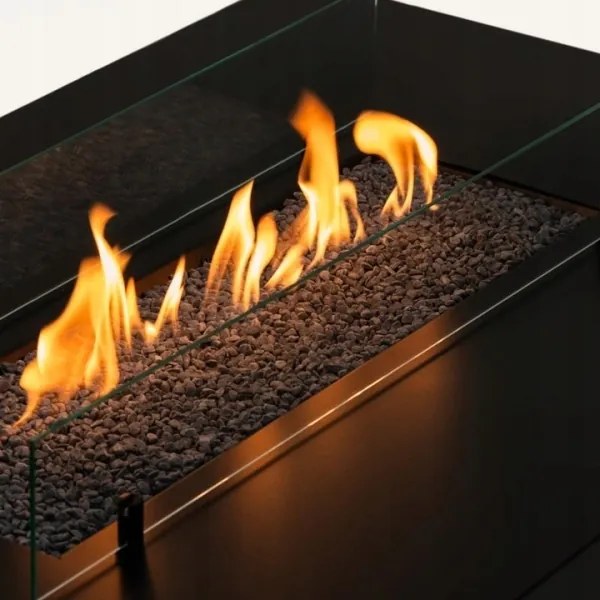 Șemineu de exterior pe gaz Planika Rio Table GAS 46x106 cm 10kW