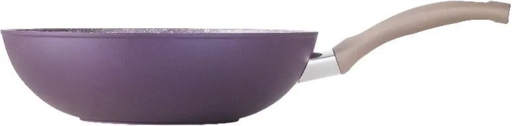 Tigaie wok cu suprafață antiaderentă Brandani Granitium, ⌀ 32 cm, mov