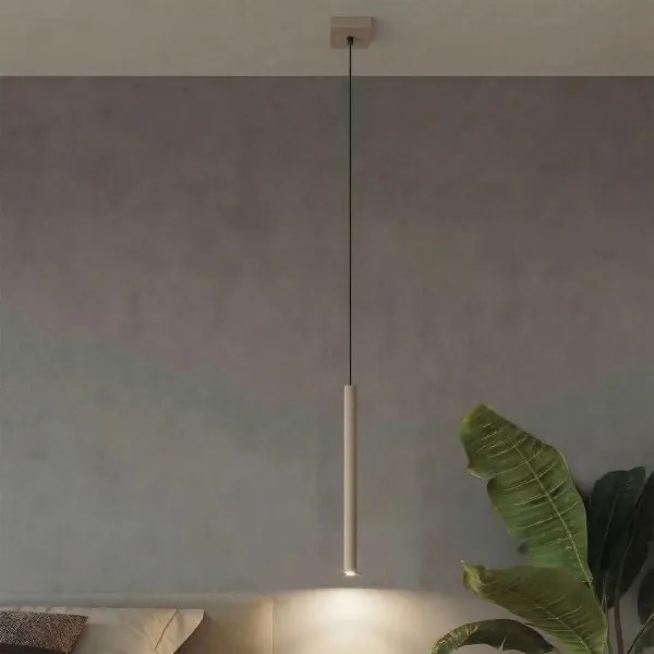 Sollux SL.2117 - Lustră suspendată pe cablu PASTELO 1xG9/8W/230V taupe