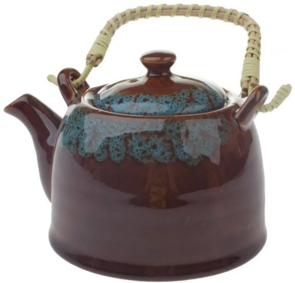 Ceainic din ceramică 850 ml, albastr