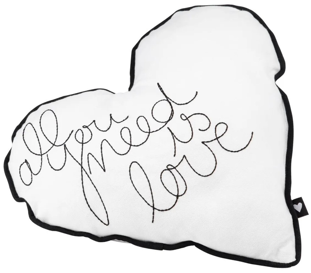 Perna alba din bumbac ALL YOU NEED IS LOVE