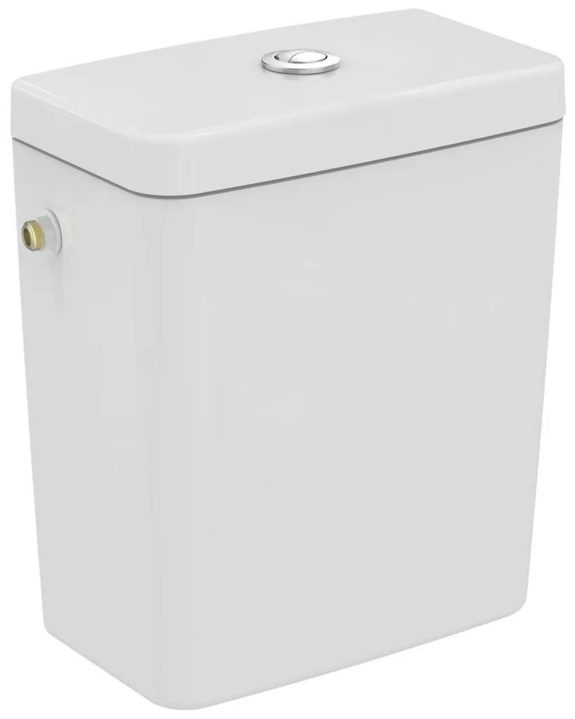Rezervor Ideal Standard pentru vas wc pe pardoseala Connect Cube, alimentare laterala, alb - E797101
