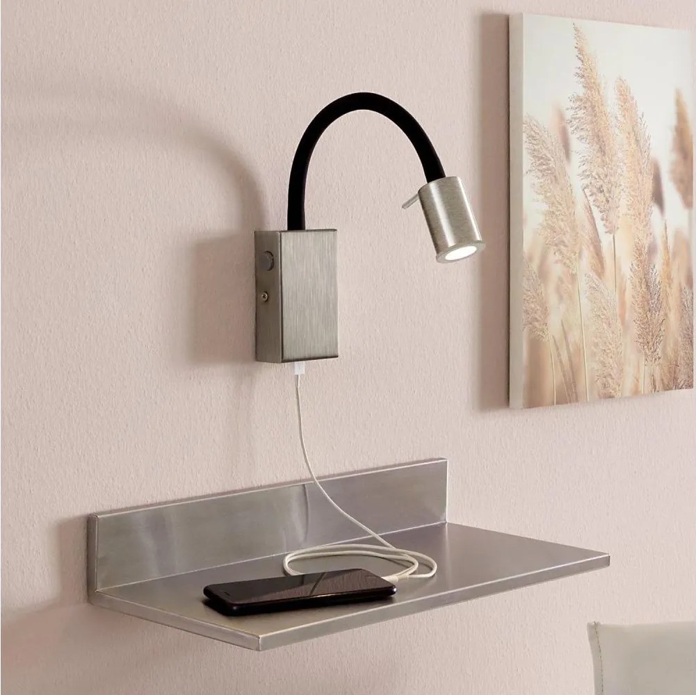 Eglo 96567 - Aplica de perete LED TAZZOLI, 3,5W/230V, crom
