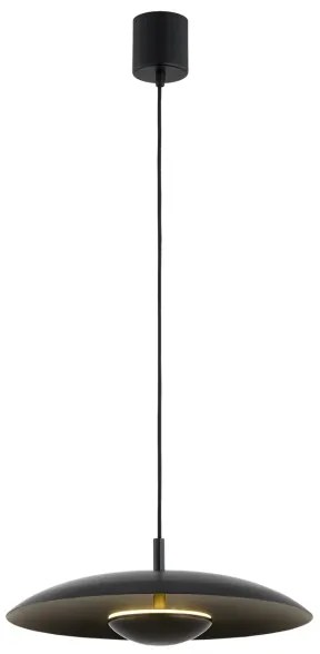 Argon 8868 - Lustră LED suspendată pe cablu BOLTON LED/12,5W/230V 3000K negru