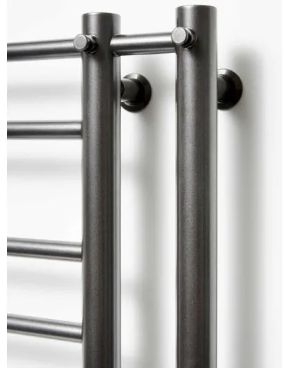 P.M.H. T2B-L - Radiator de baie tip scară THEIA, 352 W, 154 cm, stânga/negru